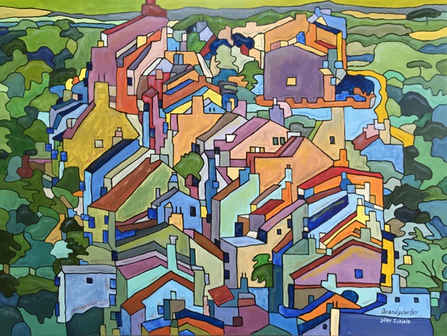 The artist's mother's village. Egon Schiele 